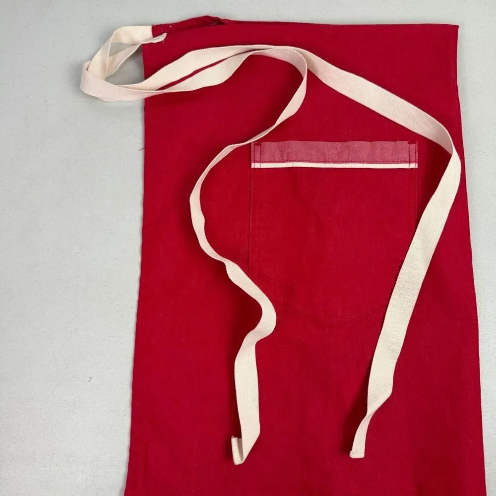 Hedley & Bennett Special Contadina Apron Red Green